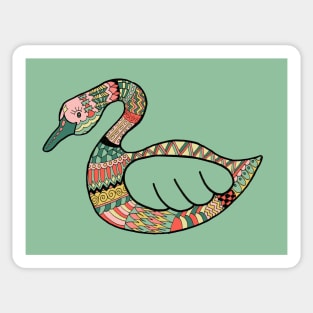 Pastel Swan Sticker